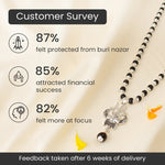 Karungali Mala with Om Shiva Trishul Pendant - Astroguruji