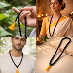 Karungali Malai 8mm – 108+1 Authentic Ebony Wood Beads (Govt. Certified) - Astroguruji