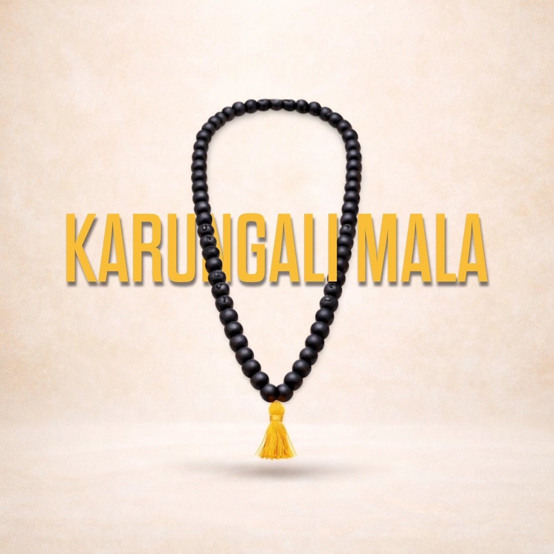 Karungali Malai 8mm – 108+1 Authentic Ebony Wood Beads (Govt. Certified) - Astroguruji