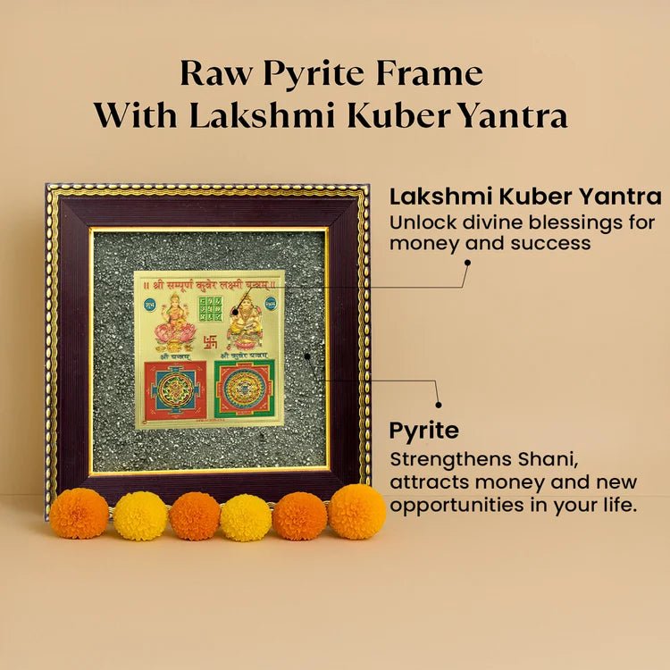 Lakshmi Kuber Yantra Frame - Astroguruji