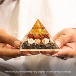 Lakshmi Yantra Pyramid With Free Raw Pyrite stone - Astroguruji