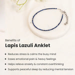 Lapis Lazuli Anklet - Astroguruji