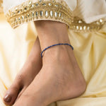 Lapis Lazuli Anklet - Astroguruji