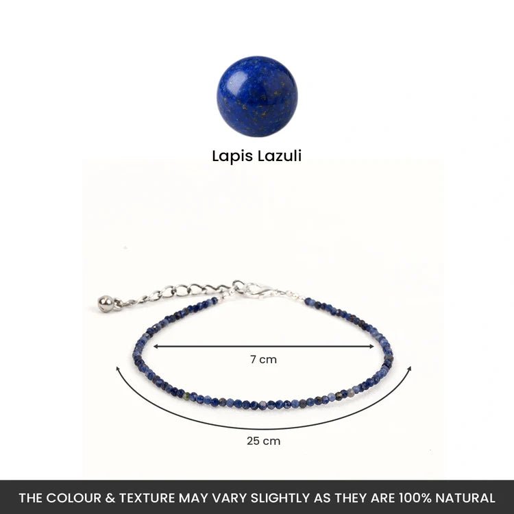 Lapis Lazuli Anklet - Astroguruji