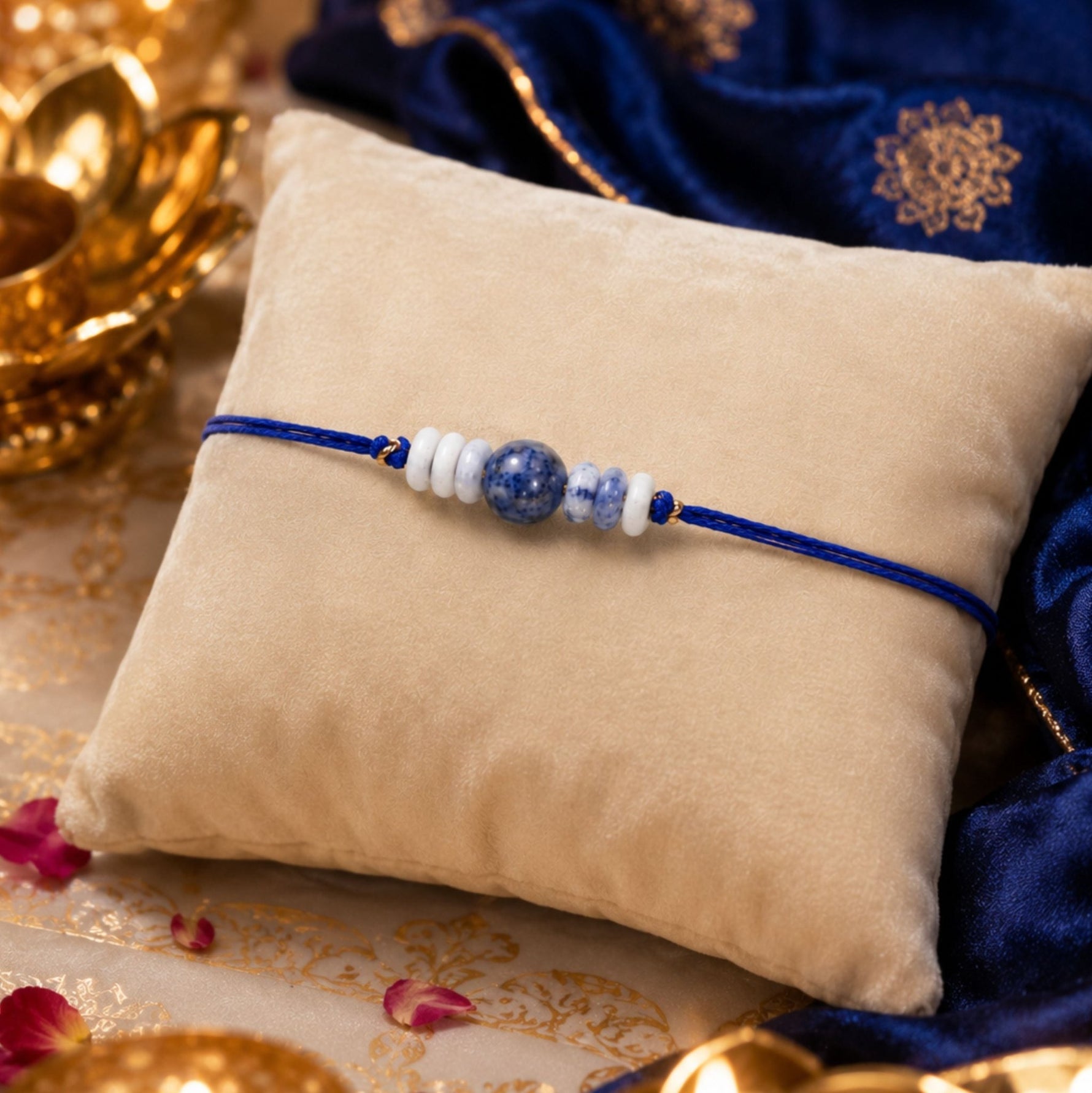 lapis lazuli Rakhi - AstroGuruji