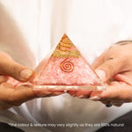 Orgonite pyramid for positive relationship energy