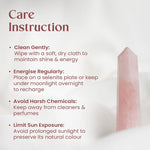 Heart Chakra Rose Quartz Tower for Emotional Balance - AstroGuruji
