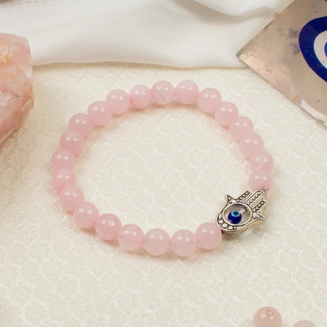 Love Attraction with Evil Eye Hamsa Bracelet - Astroguruji