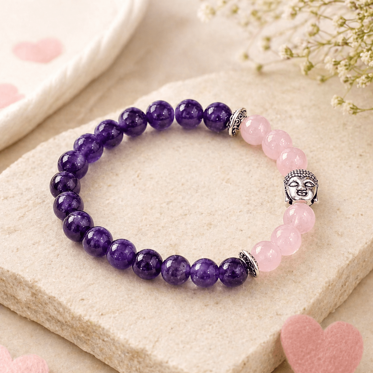 Love & Healing Bracelet for Self - Love, Harmony & Emotional Balance - AstroGuruji