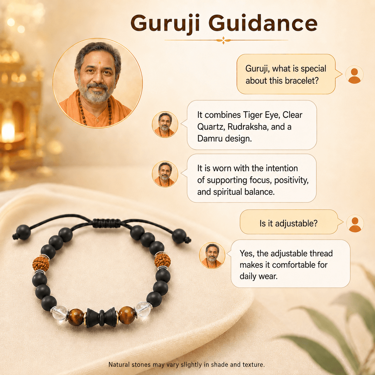 Mahakal Damru Bracelet - AstroGuruji
