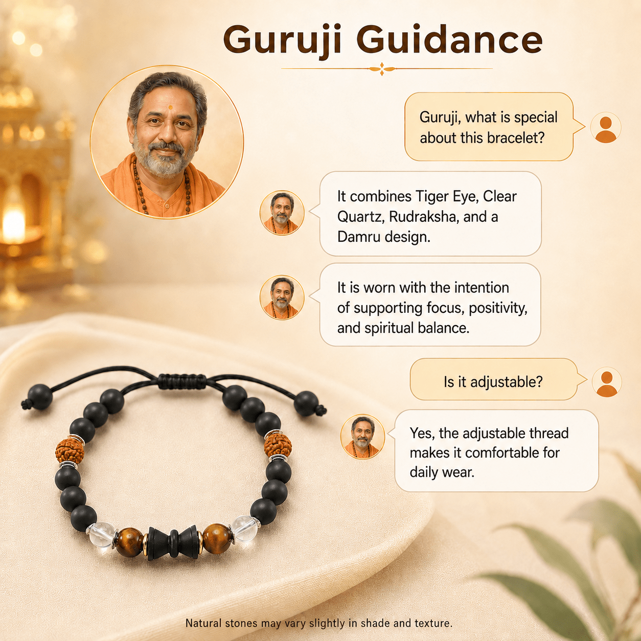 Mahakal Damru Bracelet - AstroGuruji
