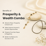 Metal Dhan Yog Bracelet for Women with FREE Raw Pyrite Anklet - AstroGuruji