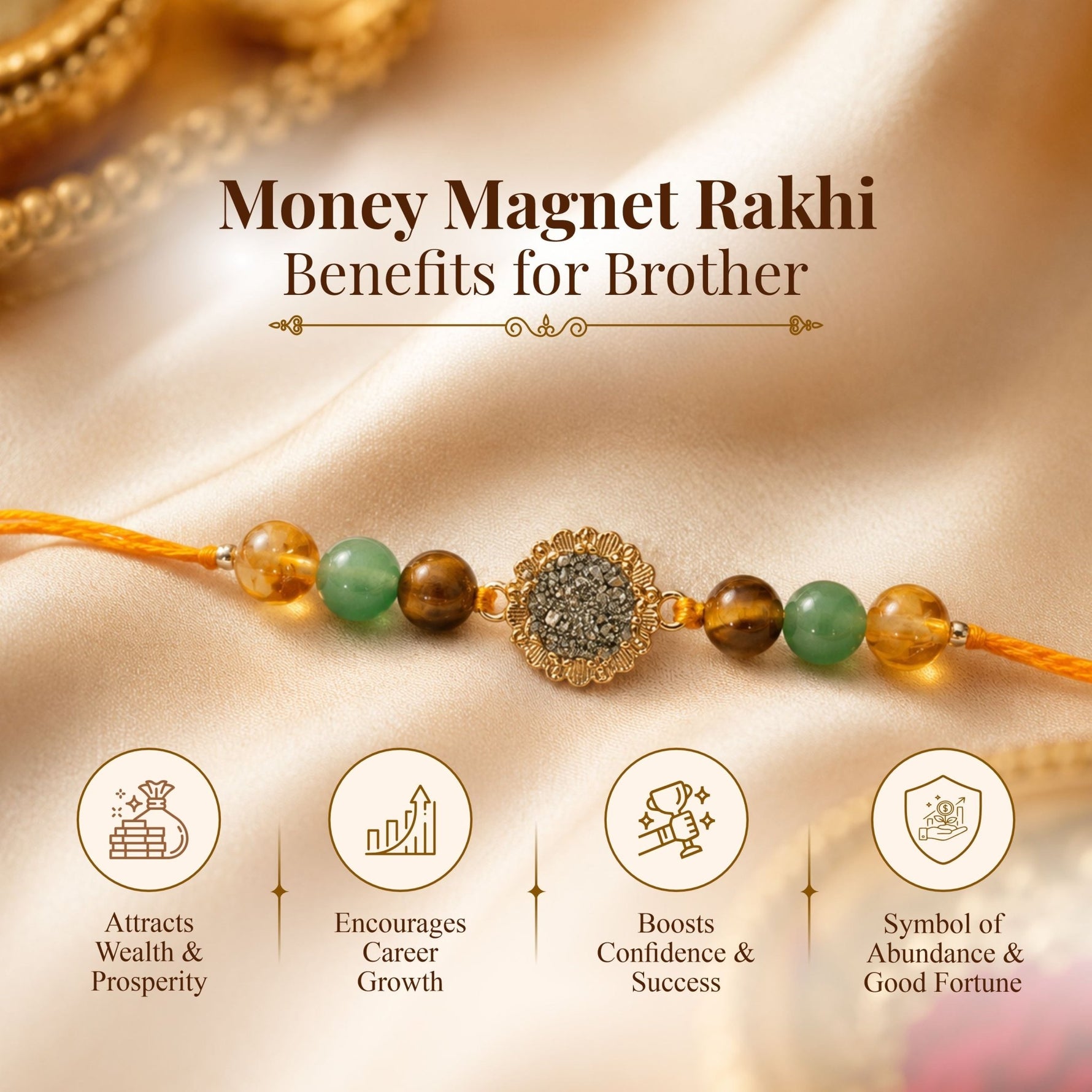 Money Magnet Rakhi – Wealth, Abundance & Prosperity - AstroGuruji