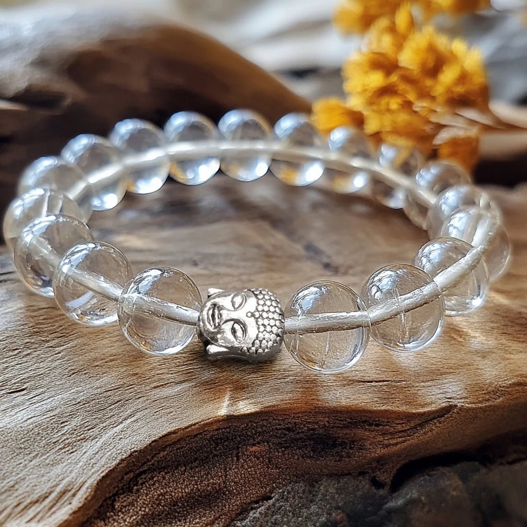 Natural Sphatik Crystal Bracelet - Astroguruji