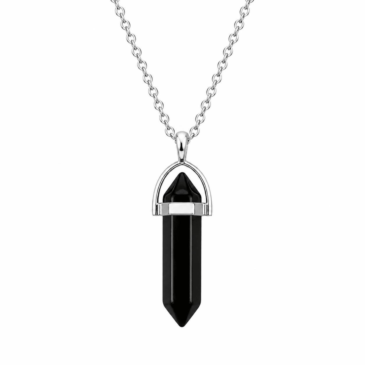 Obsidian Pencil Pendant (Vrishchik Rashi) Scorpio - AstroGuruji