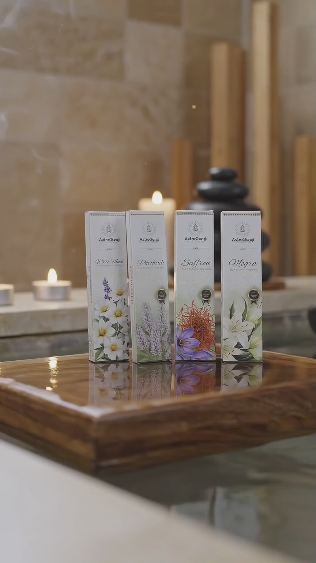 4 luxurious fragrances Combo Incense Stick