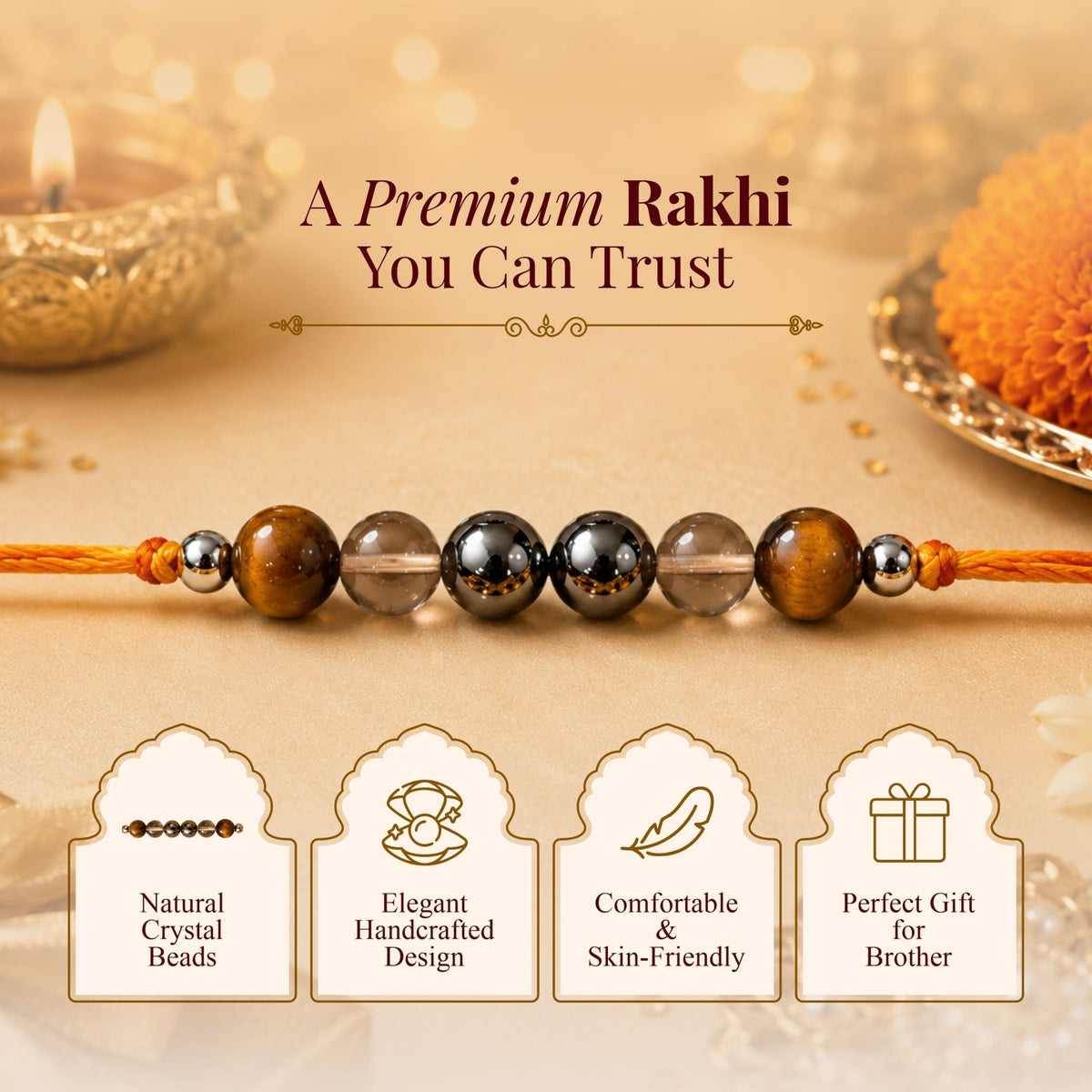 Prosperity & Abundance Rakhi. - AstroGuruji
