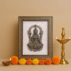 Pyrite Lakshmi Ji on Selenite Frame - Astroguruji