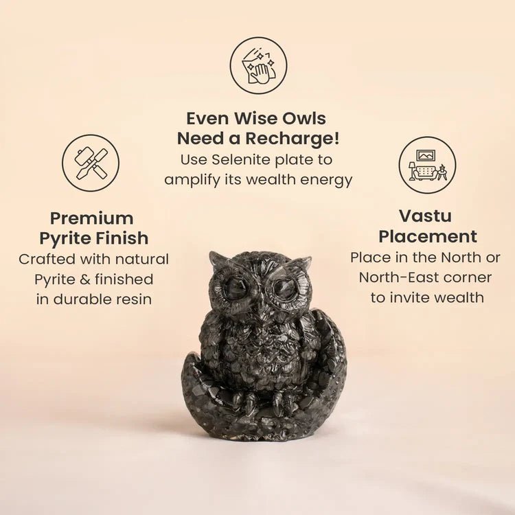 Pyrite Owl - AstroGuruji