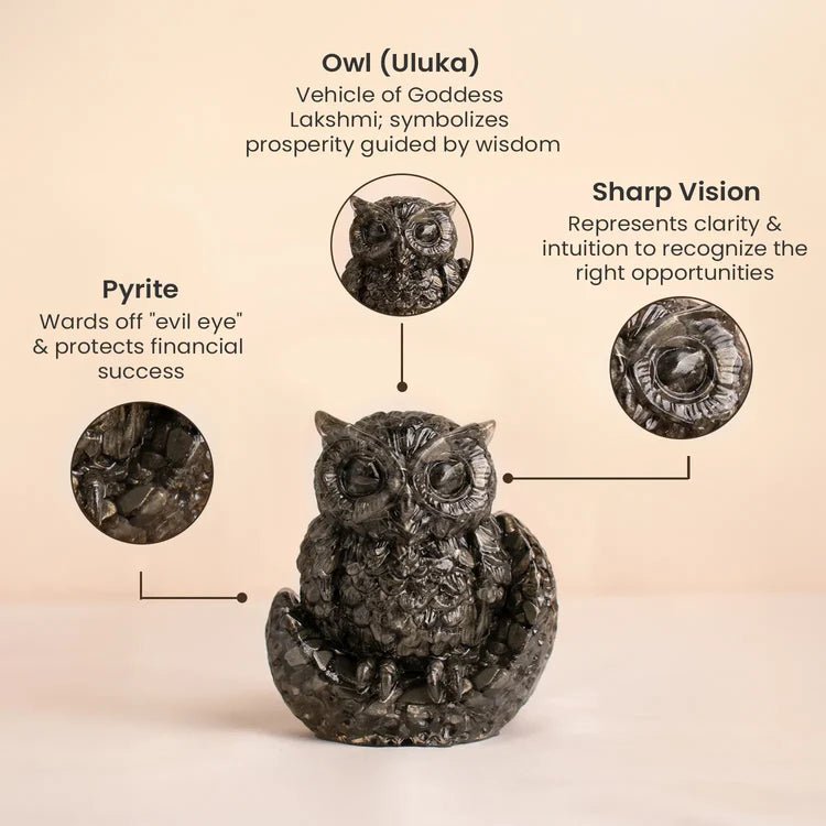 Pyrite Owl - AstroGuruji