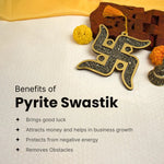 Pyrite Swastik Dhan Samriddhi Vastu Blessing - Astroguruji