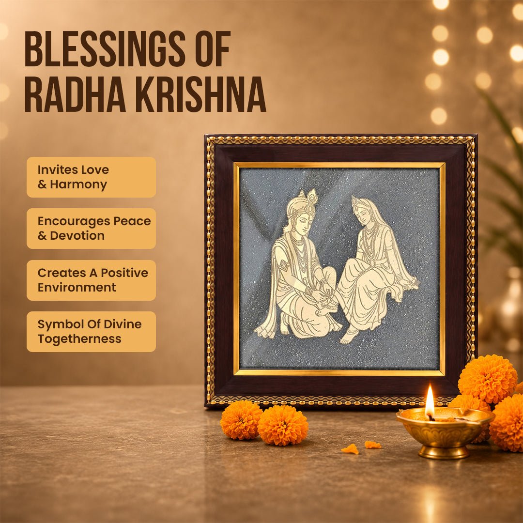 Radha Krishna frame - AstroGuruji