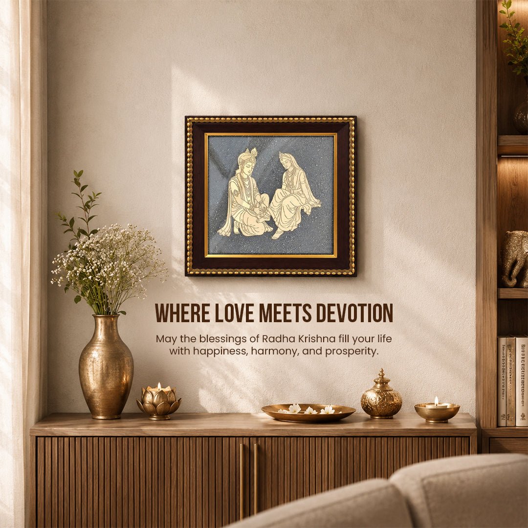 Radha Krishna frame - AstroGuruji