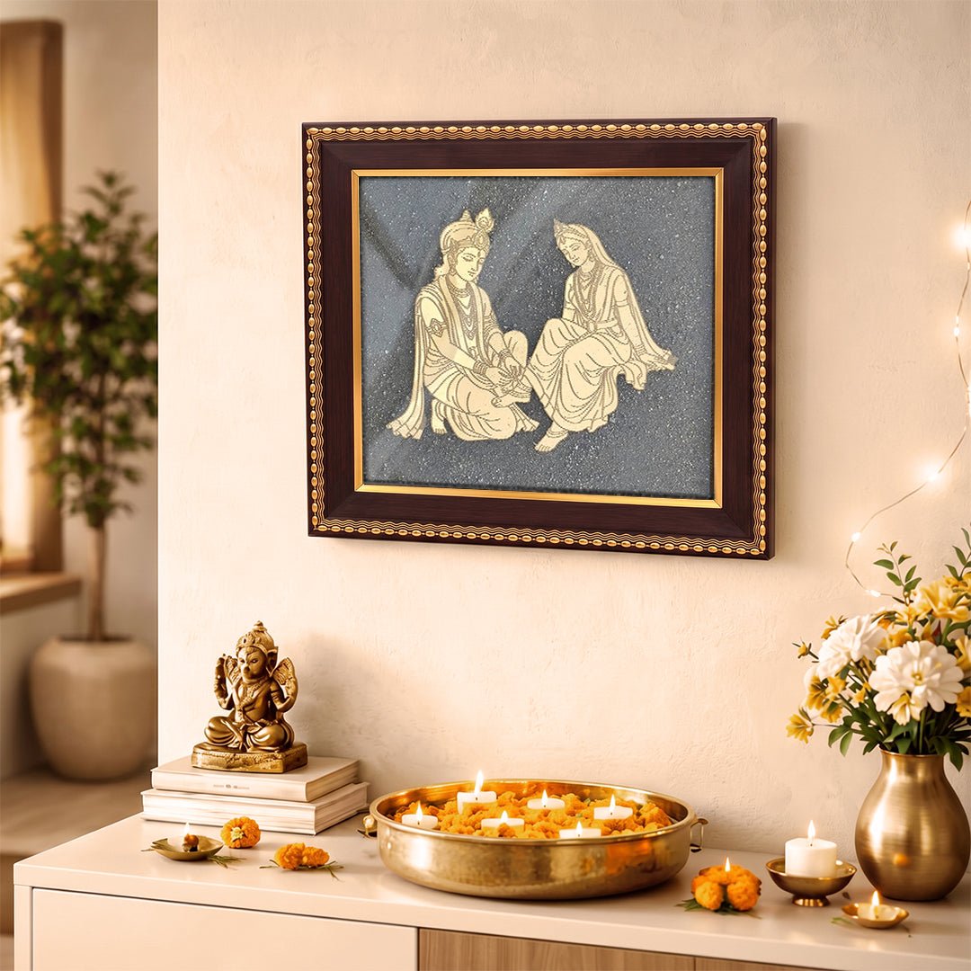 Radha Krishna frame - AstroGuruji