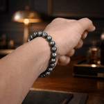 Raw Pyrite Bracelet for Money with FREE Raw Selenite Plate - AstroGuruji