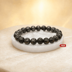 Raw Pyrite Bracelet for Money with FREE Raw Selenite Plate - AstroGuruji