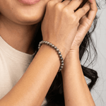 Raw Pyrite Bracelet (Women - 6mm Beads) - Astroguruji