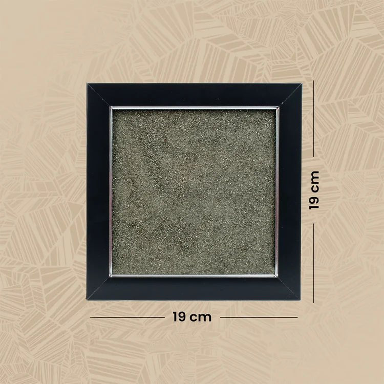 Raw Pyrite Dust Frame - Astroguruji