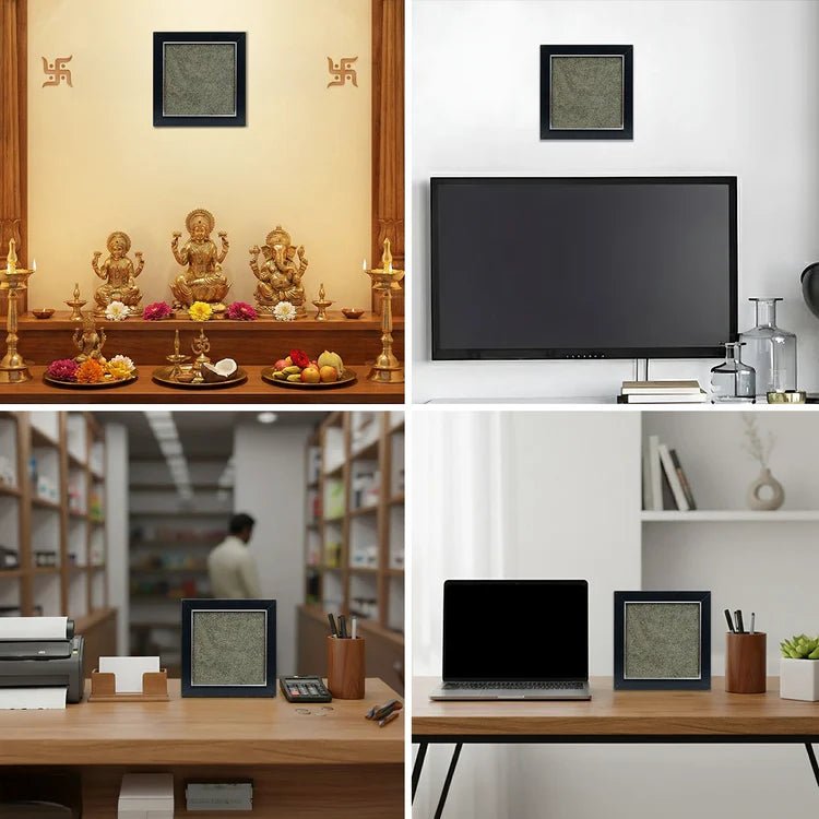 Raw Pyrite Dust Frame - Astroguruji