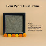 Raw Pyrite Dust Frame - Astroguruji