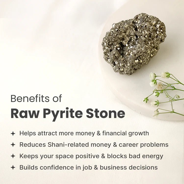 Raw Pyrite Stone - Astroguruji
