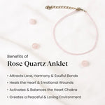Rose Quartz Anklet - Astroguruji