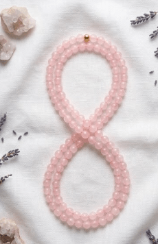 Rose Quartz Mala - Astroguruji