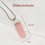 Heart Chakra Rose Quartz Pendant for Self Love - AstroGuruji