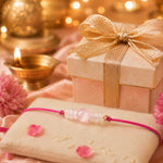 Rose Quartz Rakhi - AstroGuruji
