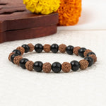 Rudraksha Karungali Bracelet 8mm - Astroguruji