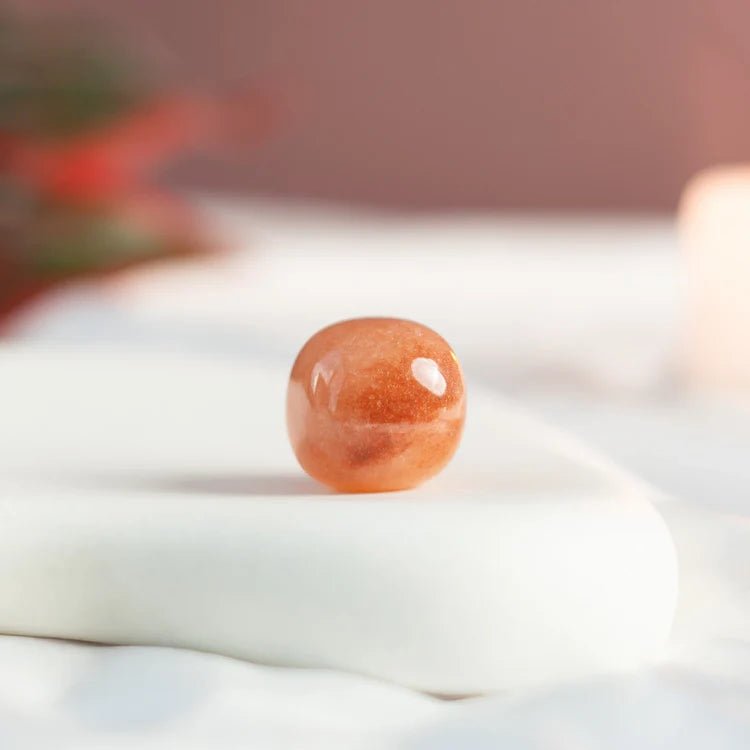 Sunstone Tumble Stone for Energy and Confidence - AstroGuruji