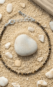 Tiger Eye Anklet - Astroguruji