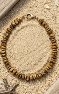 Tiger Eye Anklet - Astroguruji