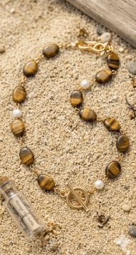 Tiger Eye Anklet - Astroguruji