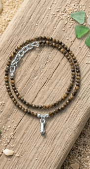 Tiger Eye Anklet - Astroguruji