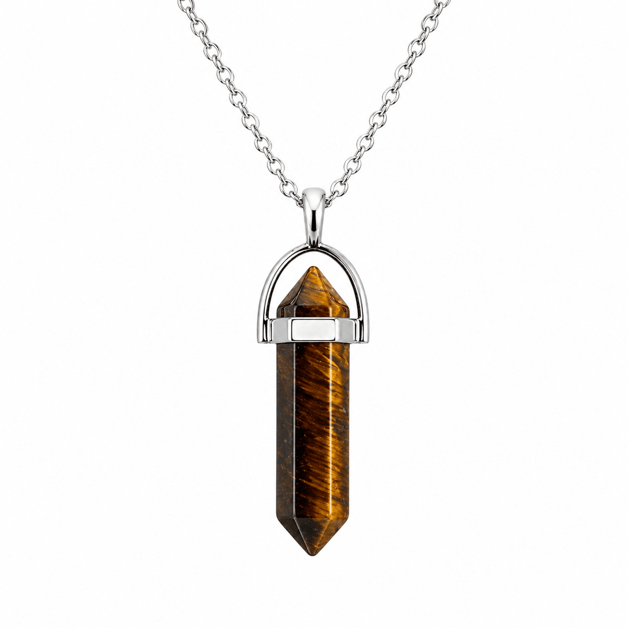 Tiger Eye Pencil Pendant (Simha Rashi – Leo) - AstroGuruji