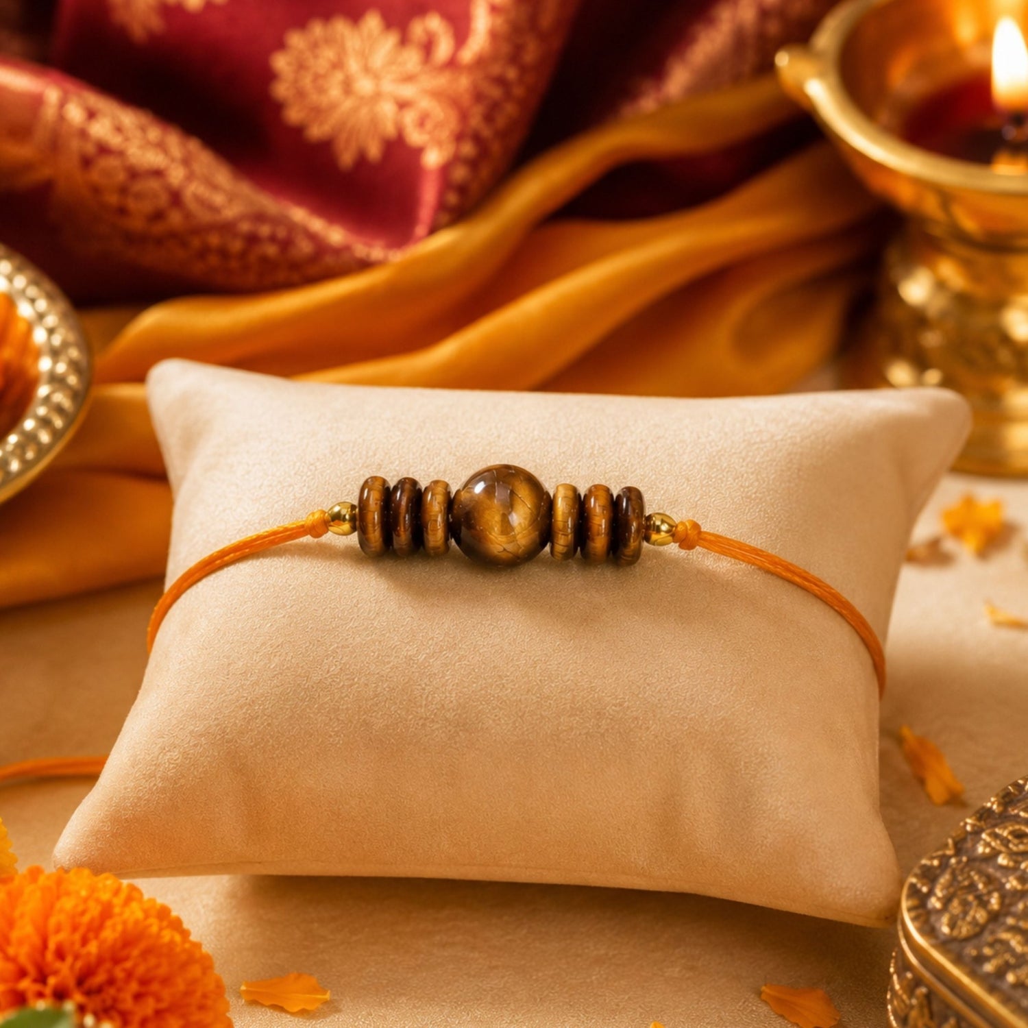tiger eye Rakhi - AstroGuruji