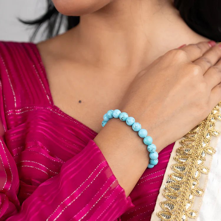 Stylish Turquoise Bracelet for Positive Energy - AstroGuruji