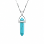 Turquoise Pencil Pendant (Dhanu Rashi) Sagittarius - AstroGuruji