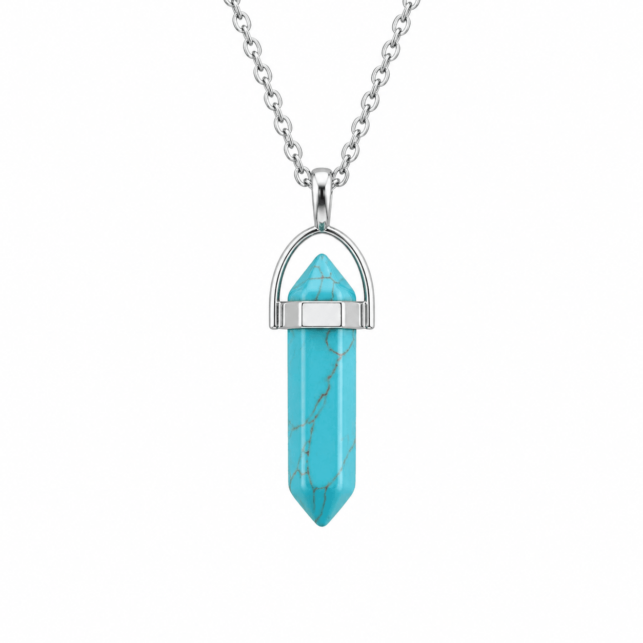 Turquoise Pencil Pendant (Dhanu Rashi) Sagittarius - AstroGuruji